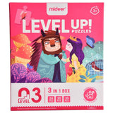 Mideer 3 in 1 Level Up Puzzles - Princess - Level 3