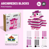 Mideer Archimedes Blocks - Pink Color Palette