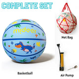 Mideer Kids Basketball Size 5 T-rex - Blue