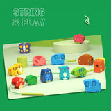 Mideer Lacing Beads - Forest Animals