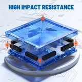 Mideer Magnetic Tiles - Cool Colors - 20 pcs