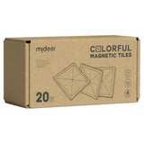 Mideer Magnetic Tiles - Cool Colors - 20 pcs