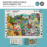 Mideer Observation Puzzle North America - 108pcs
