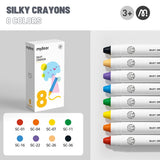 Mideer Rotary Washable Crayons - 8 Colors