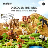 Mideer Safari Animal Collectibles - 12pcs