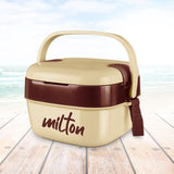 Milton Cubic Small Inner Stainless Steel Lunch Box 800ml -Ivory