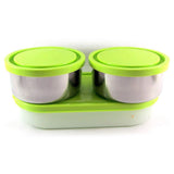Milton Executive Insulated Lunch Box Set With Lunch Bag - Green