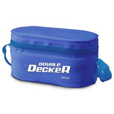 Milton Plastic Double Decker Lunch Box Set With Lunch Bag - Blue