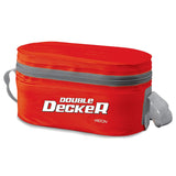 Milton Plastic Double Decker Lunch Box Set With Lunch Bag - Red