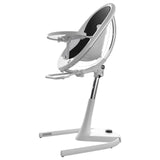 Mima Moon High Chair with Seat Pad - White & Black