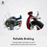 Mogoo Flyer Magnesium Kids Bike - 14" - Red