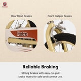 Mogoo Retro 16-inch Kids Bike - Orange