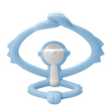 Mombella Hugging Monkey Teether Toys- Light Blue