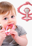 Mombella Hugging Monkey Teether Toys- Light Blue