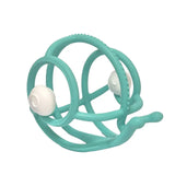 Mombella S2 Snail Rattle & Sensory Teether Toy - Teal