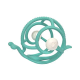 Mombella S2 Snail Rattle & Sensory Teether Toy - Teal