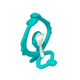 Mombella Hugging Monkey Teether Toys - Aqua Green