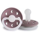 Frigg Moon Phase Silicone Baby Pacifier 6M-18M, 1Pack, Twilight Mauve - Size 2 - Laadlee