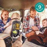 Moon Baby Back Seat Organizer - Black Twill