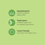 Moon Disposable Change Mat (46 X 68 Cm) - 10pcs