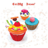 Moon Kids Dough Cupcake Set - Set of 6