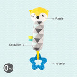 Moon A Good Night Soft Rattle Toy - Fox