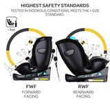 Moon GYRO PRO i-Size 360 Degree Roating Car Seat - Black