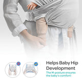 Moon Karygo Baby Sling Carrier - Light Grey