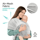 Moon Karygo Baby Sling Carrier - Light Grey