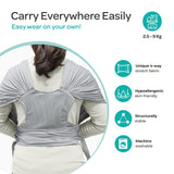 Moon Karygo Baby Sling Carrier - Mid Grey