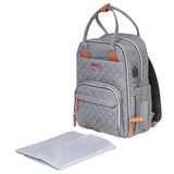 Moon Nutra Diaper Backpack - Grey