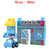 Moon Police Patrol Bulding Blocks - 15Pcs.