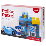 Moon Police Patrol Bulding Blocks - 15Pcs.