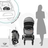 Moon Pro 2 in 1 Stroller - Grey