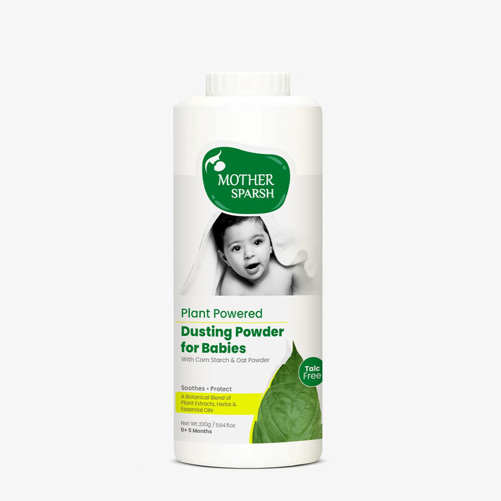 Mother Sparsh Plant Powered Dusting Powder - 330gm - Laadlee