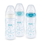 Nuk FC Bottle set Silicone Teat Orthodontic Anti-Colic - Boy