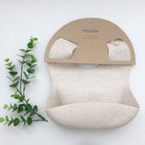 Mushie Silicone Bib Shifting Sand Terrazzo - Laadlee