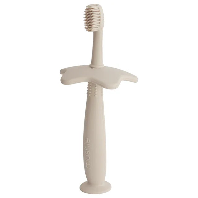 Mushie Star Training Toothbrush Shifting Sand - Laadlee