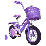 MYTS 12-inch Peppa Peg Stylish Double Seat Bicycle - Purple