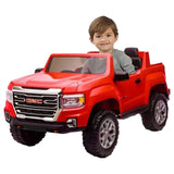 MYTS 12V GMC Licensed Rideon Canyon AT4 Truck - Red