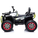 MYTS 12V Kids Electric ATV Quad Ride On - White