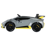 MYTS 12V Lamborghini Licensed Huracan STO Kids Rideon Car - Grey