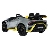 MYTS 12V Lamborghini Licensed Huracan STO Kids Rideon Car - Grey