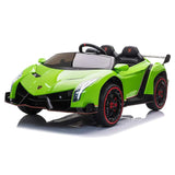 MYTS 12V Lamborghini Veneno 2 Seater Ride On Car - Green