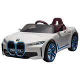 MYTS 12V Licensed BMW I4 Kids Car - Silver