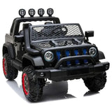 MYTS 12V Rideon Azure Electric Jeep - Black