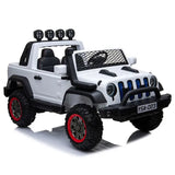 MYTS 12V Rideon Azure Electric Jeep - White