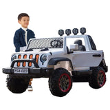 MYTS 12V Rideon Azure Electric Jeep - White