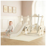 MYTS 2-In-1 Plastic Slides & Basketball Hoop