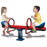 MYTS 2-Seatear Kids Metal Spring Garden See Saw